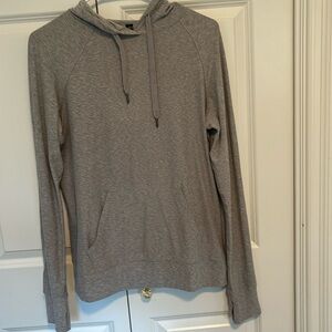 Women’s Kyodan Heathered Gray Hooded Dri-fit Sweatshirt Size Medium